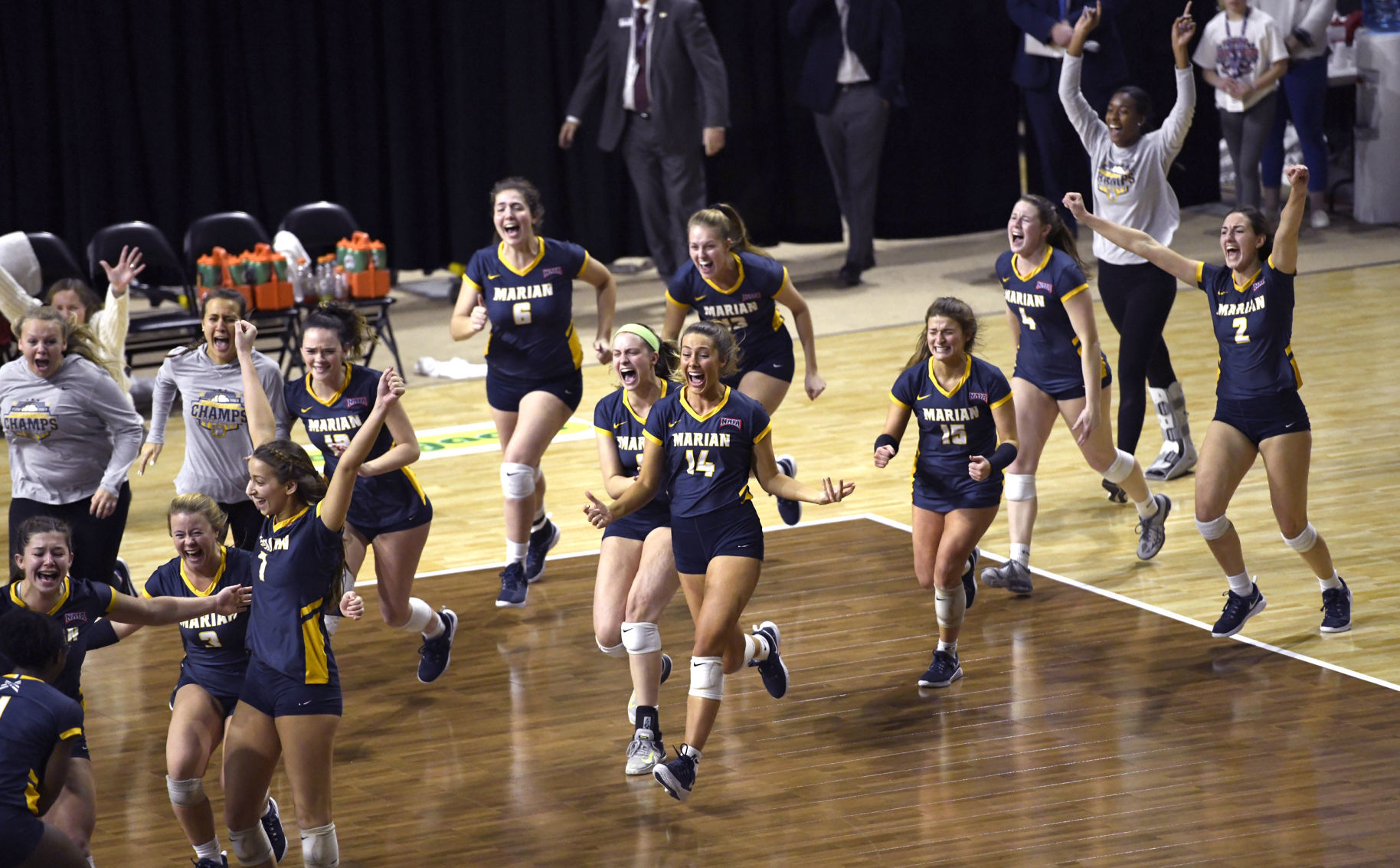 Marian defeats Westmont 3-0 for NAIA volleyball championship title